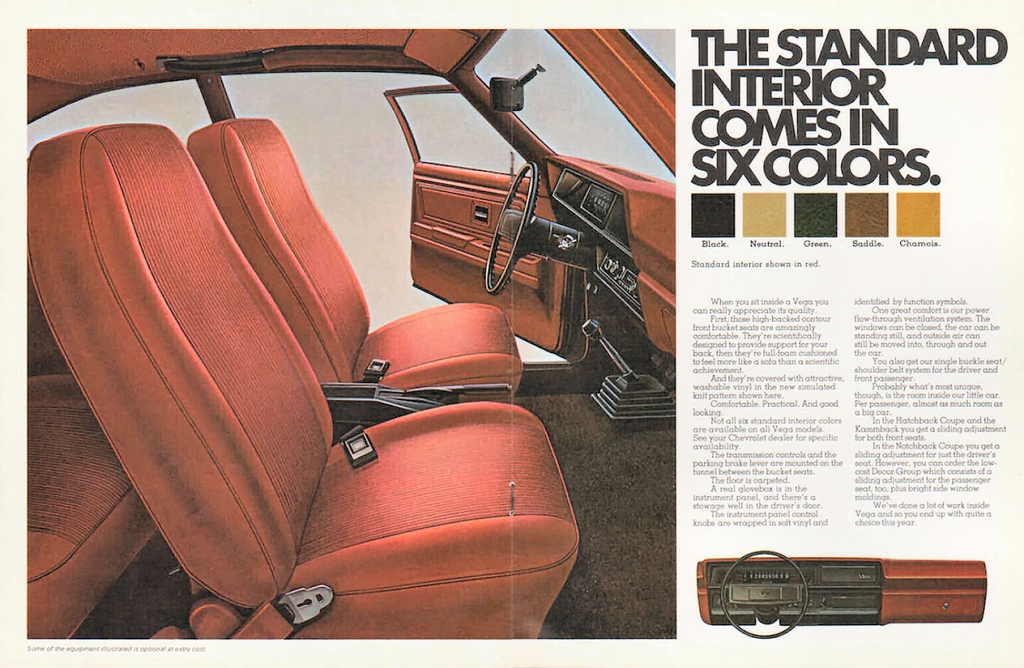 1973 Chevrolet Vega Canadian Brochure Page 1